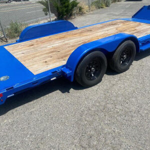 18ft tandem axle low profile car hauler trailer