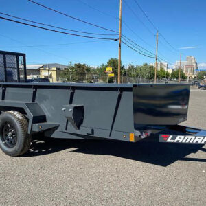 7x16 tandem axle hydraulic dump trailer with mesh gate for sale