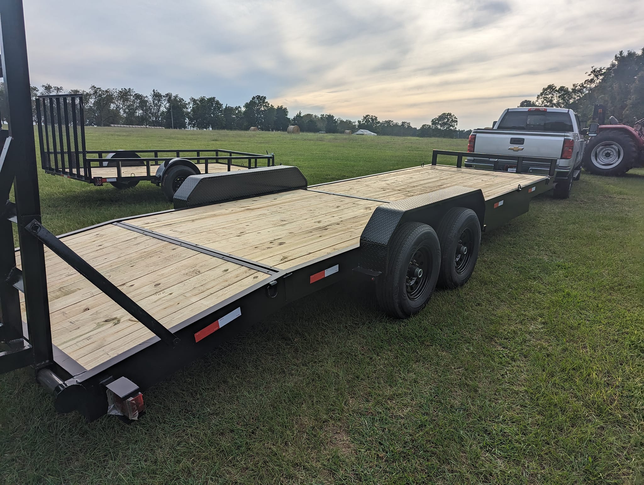 20ft tandem axle equipment trailer with fold up ramps 20ft tandem axle equipment trailer with fold up ramps