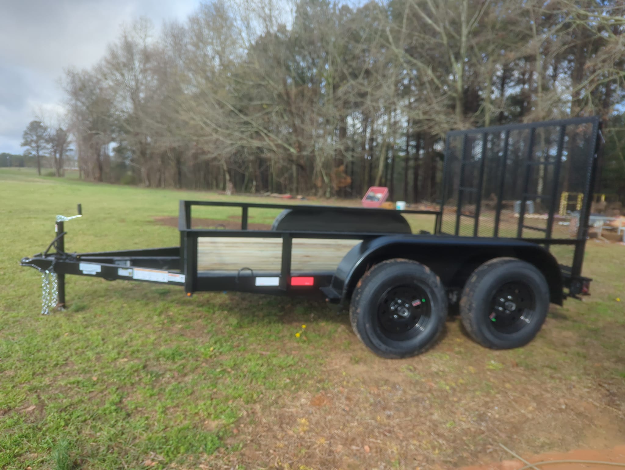 7x14 tandem axle utility trailer with heavy duty ramp gate 7x14 tandem axle utility trailer with heavy duty ramp gate