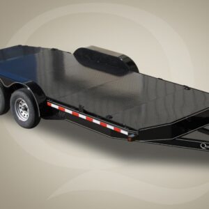 20ft tandem axle steel deck car hauler trailer for sale