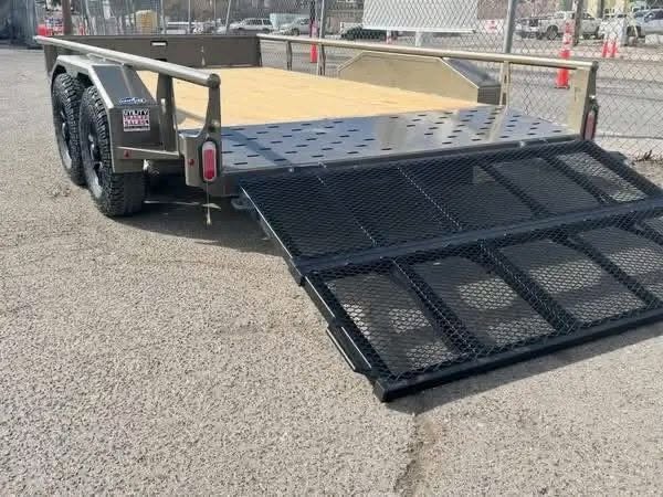 iron ridge 7x18 premium tandem axle utility trailer iron ridge 7x18 premium tandem axle utility trailer