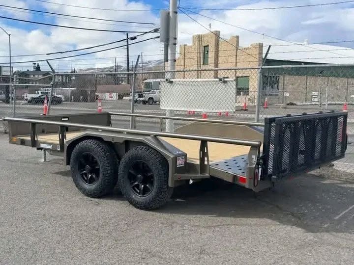 iron ridge 7x18 premium tandem axle utility trailer iron ridge 7x18 premium tandem axle utility trailer