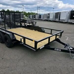 iron ridge 7x16 tandem axle utility trailer