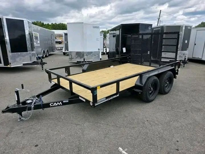 iron ridge 7x16 tandem axle utility trailer iron ridge 7x16 tandem axle utility trailer