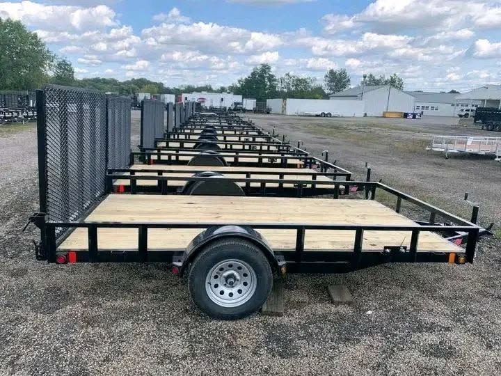 iron ridge 6x12 single axle utility trailer iron ridge 6x12 single axle utility trailer