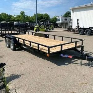iron ridge 7x20 tandem axle utility trailer