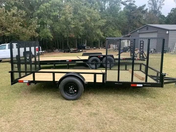 iron ridge 6x12 single axle utility trailer with dual ramp gates iron ridge 6x12 single axle utility trailer with dual ramp gates