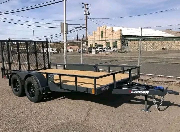iron ridge 7x16 tandem axle utility trailer iron ridge 7x16 tandem axle utility trailer