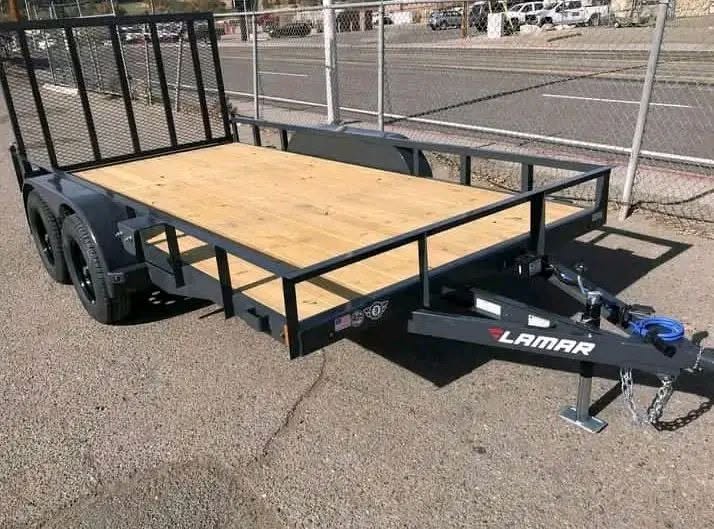 iron ridge 7x16 tandem axle utility trailer iron ridge 7x16 tandem axle utility trailer