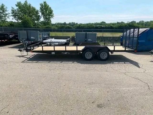 iron ridge 7x20 tandem axle utility trailer iron ridge 7x20 tandem axle utility trailer