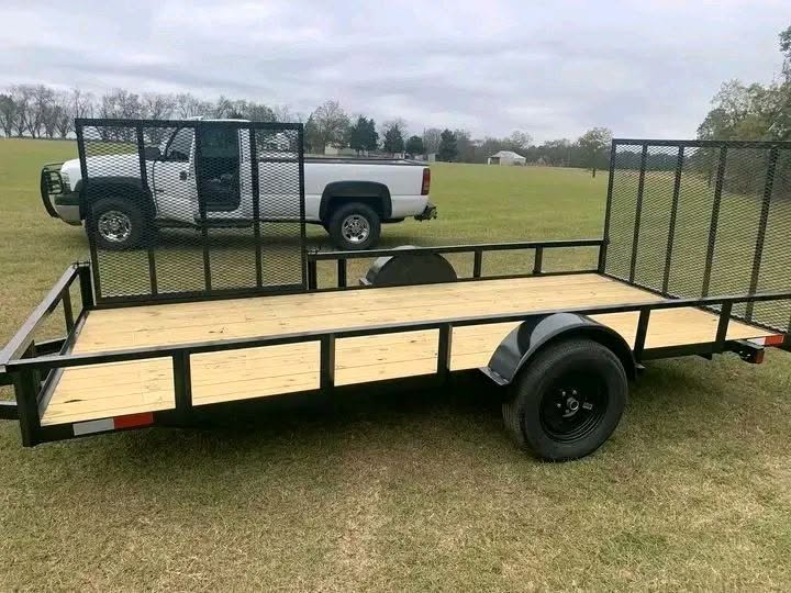 iron ridge 6x12 single axle utility trailer with dual ramp gates iron ridge 6x12 single axle utility trailer with dual ramp gates